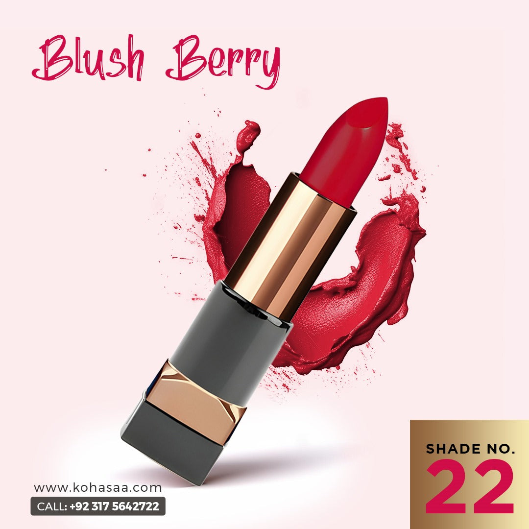 Blush Berry | Lipstick | Shade 22 | Kohasaa