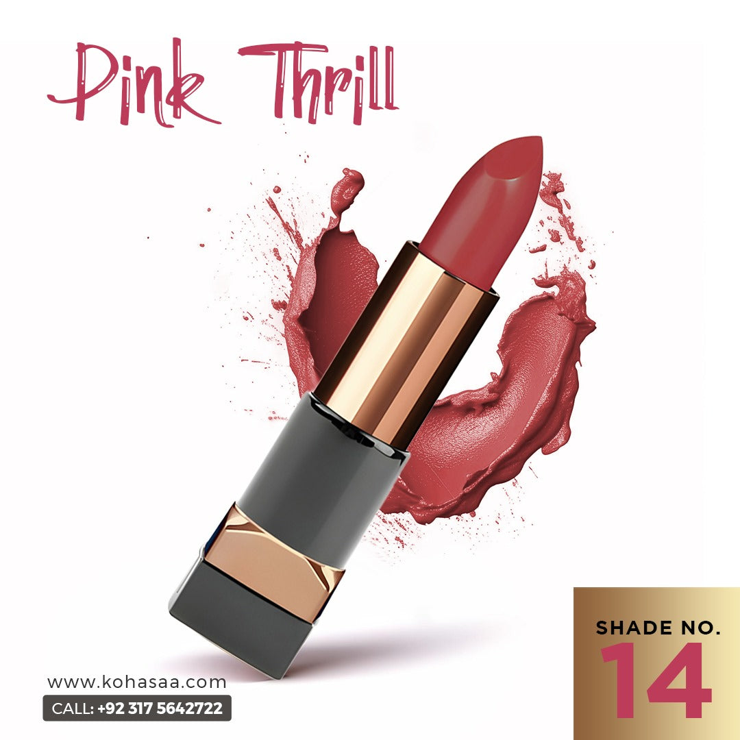 Pink Thrill | Lipstick | Shade 14 | Kohasaa